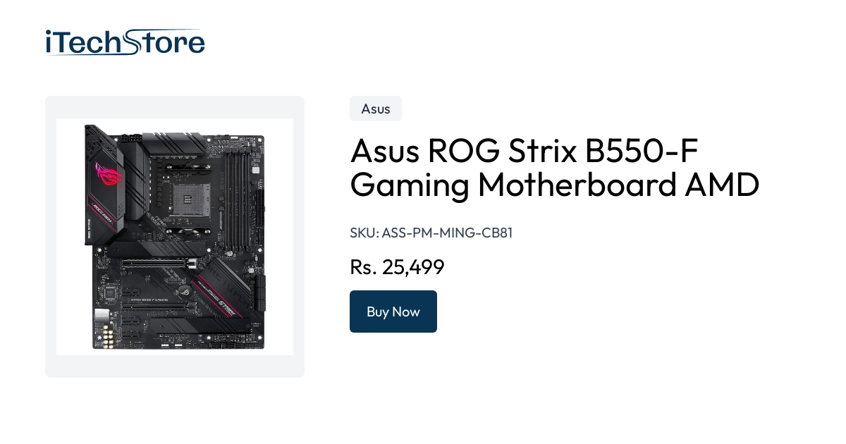 ROG STRIX B550-F GAMING, Motherboards