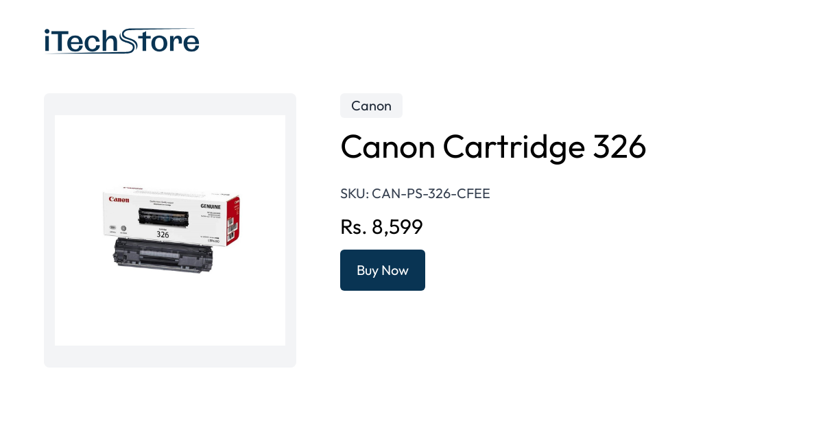 Canon Cartridge 326 - iTechStore