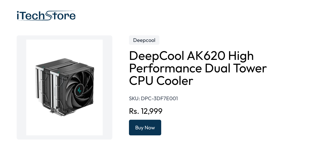 Deepcool Ak High Performance Dual Tower Cpu Cooler Itechstore