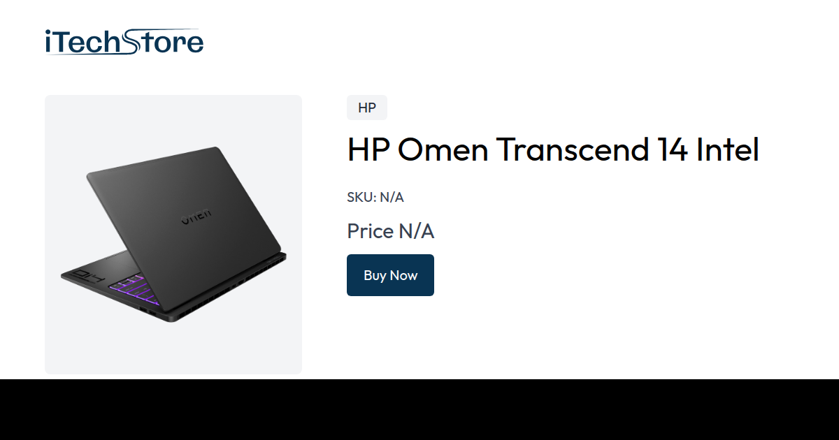 HP Omen Transcend 14 Intel iTechStore