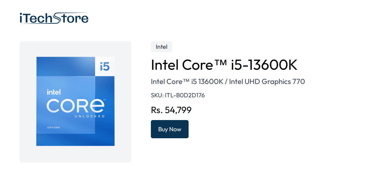 Intel Core™ i5-13600K - iTechStore
