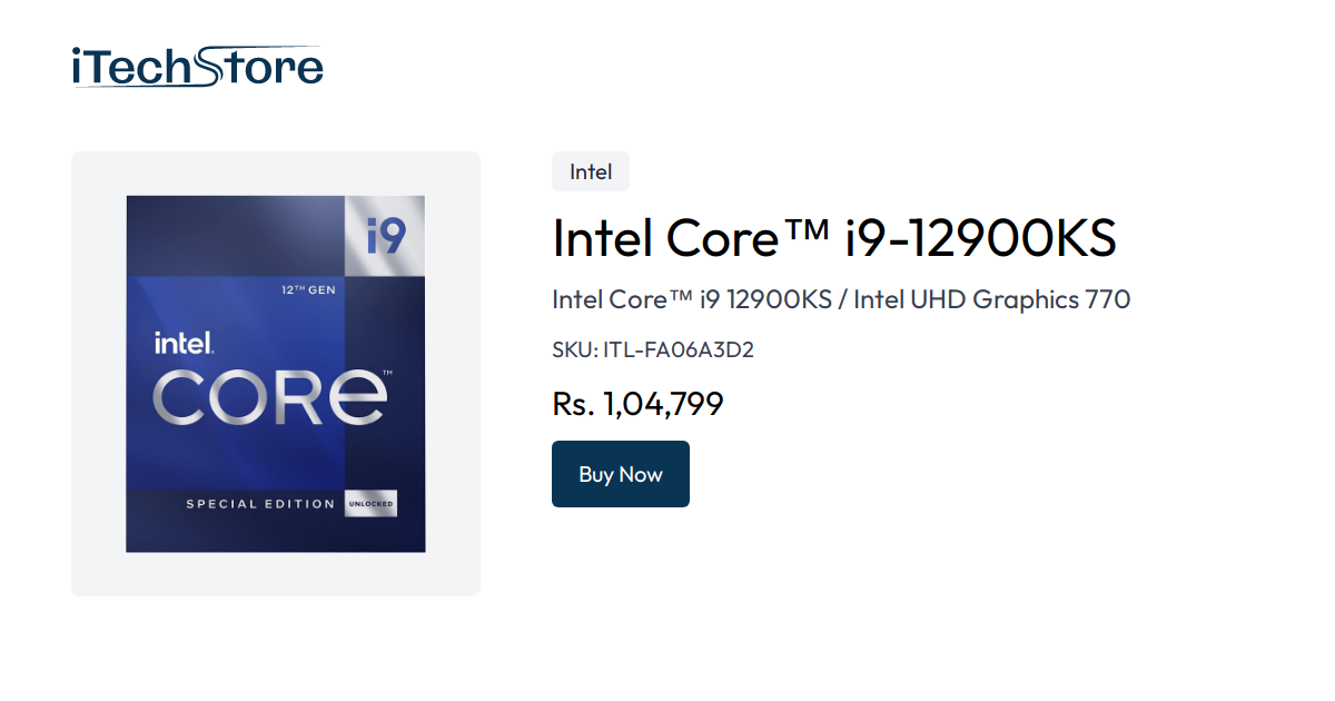 Intel Core™ i9-12900KS - iTechStore