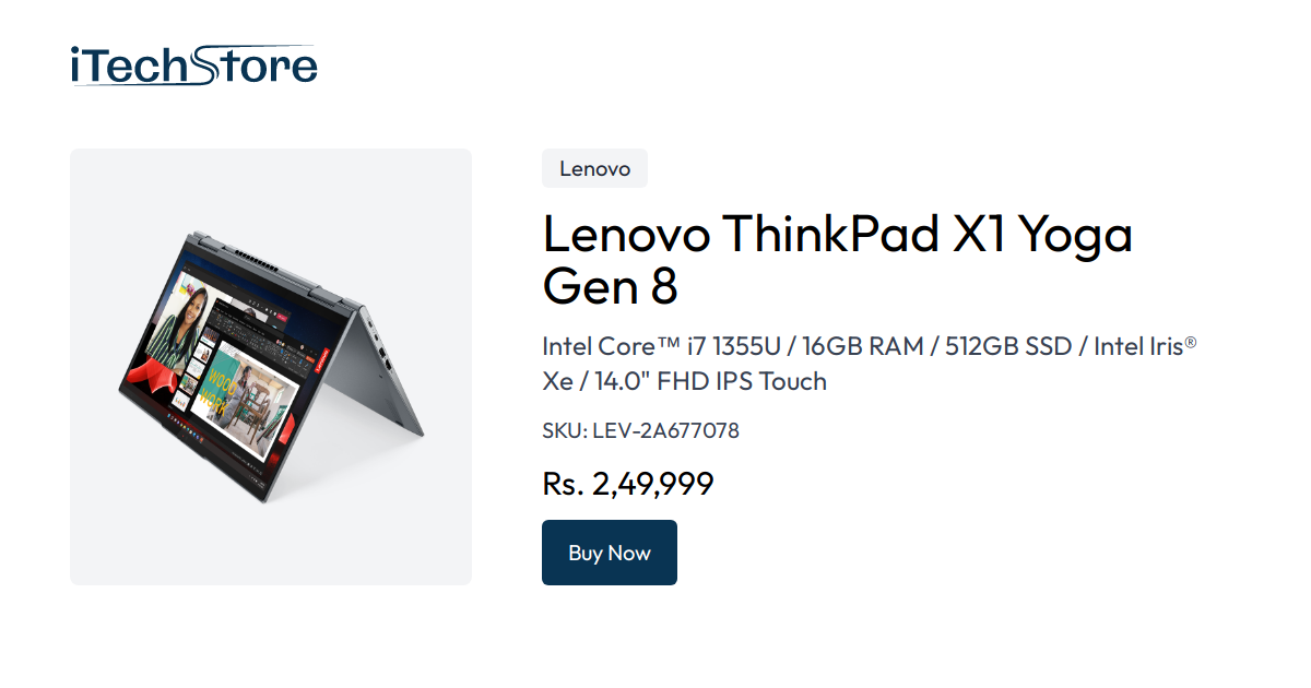 Lenovo ThinkPad X1 Yoga Gen 8 - iTechStore