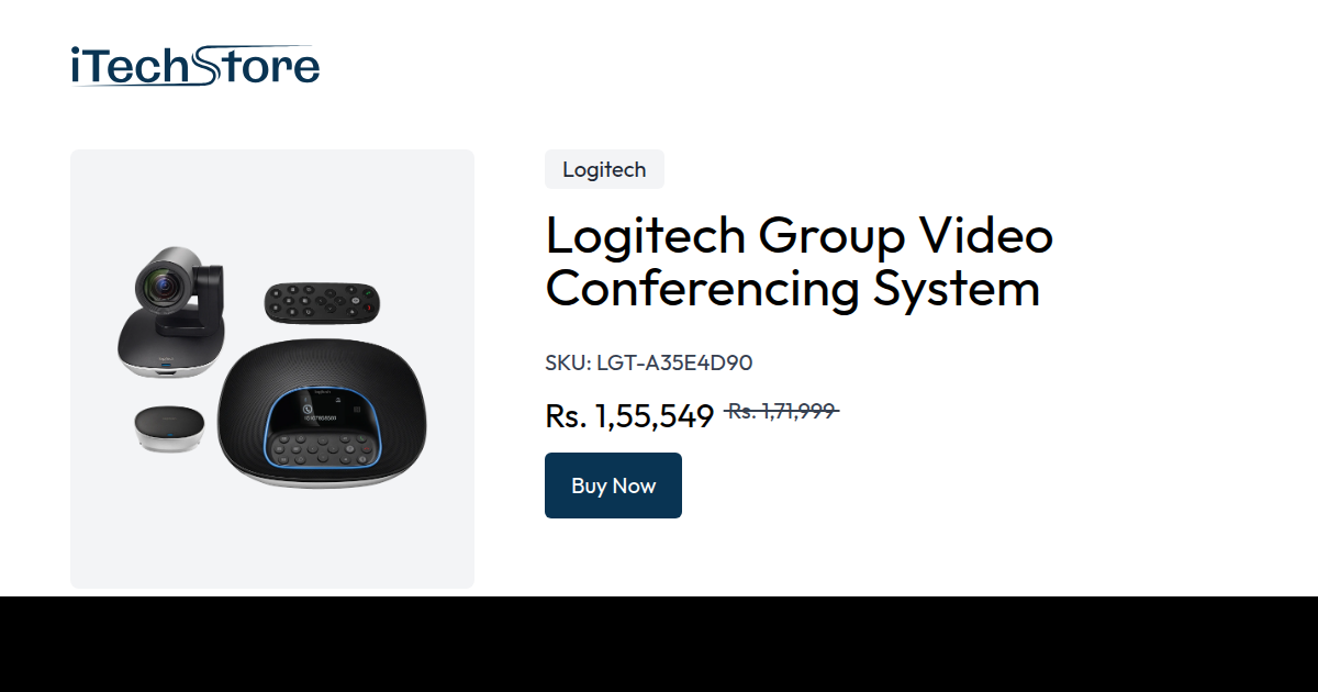 Logitech Group Video Conferencing System - iTechStore