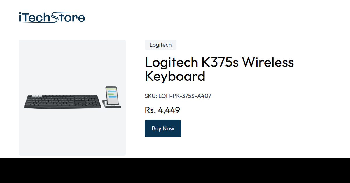 Logitech K375s Wireless Keyboard - iTechStore