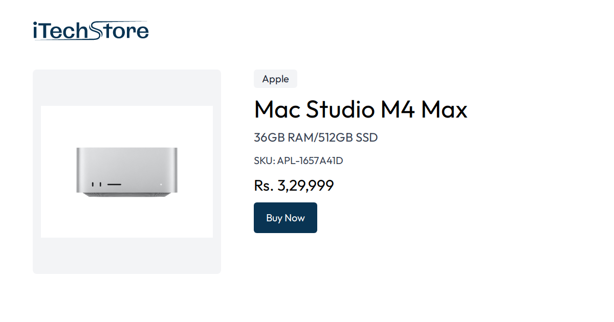 Mac Studio M4 Max - 36GB RAM/512GB SSD - iTechStore