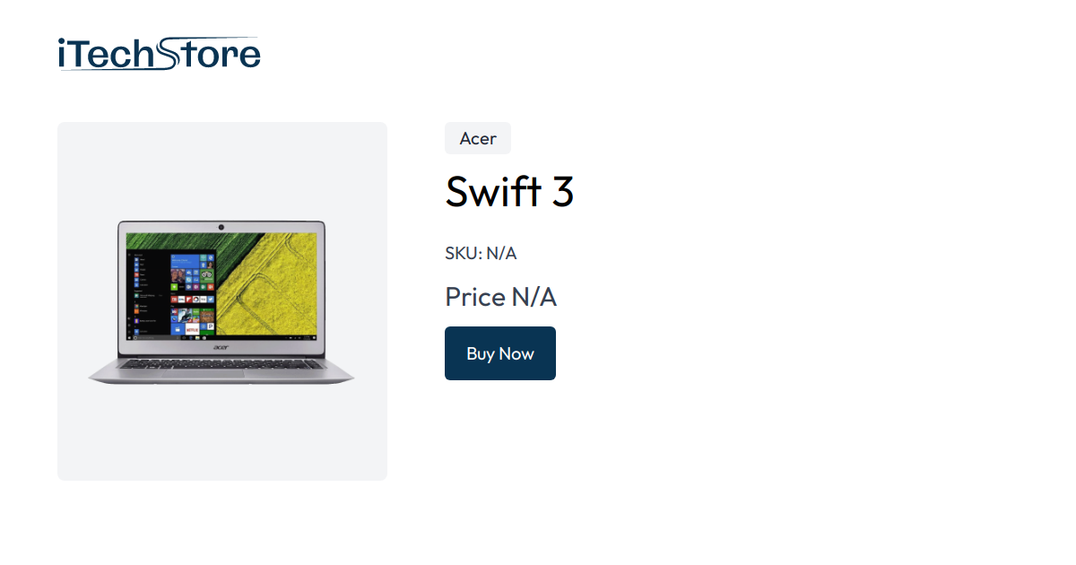 Swift 3 - iTechStore